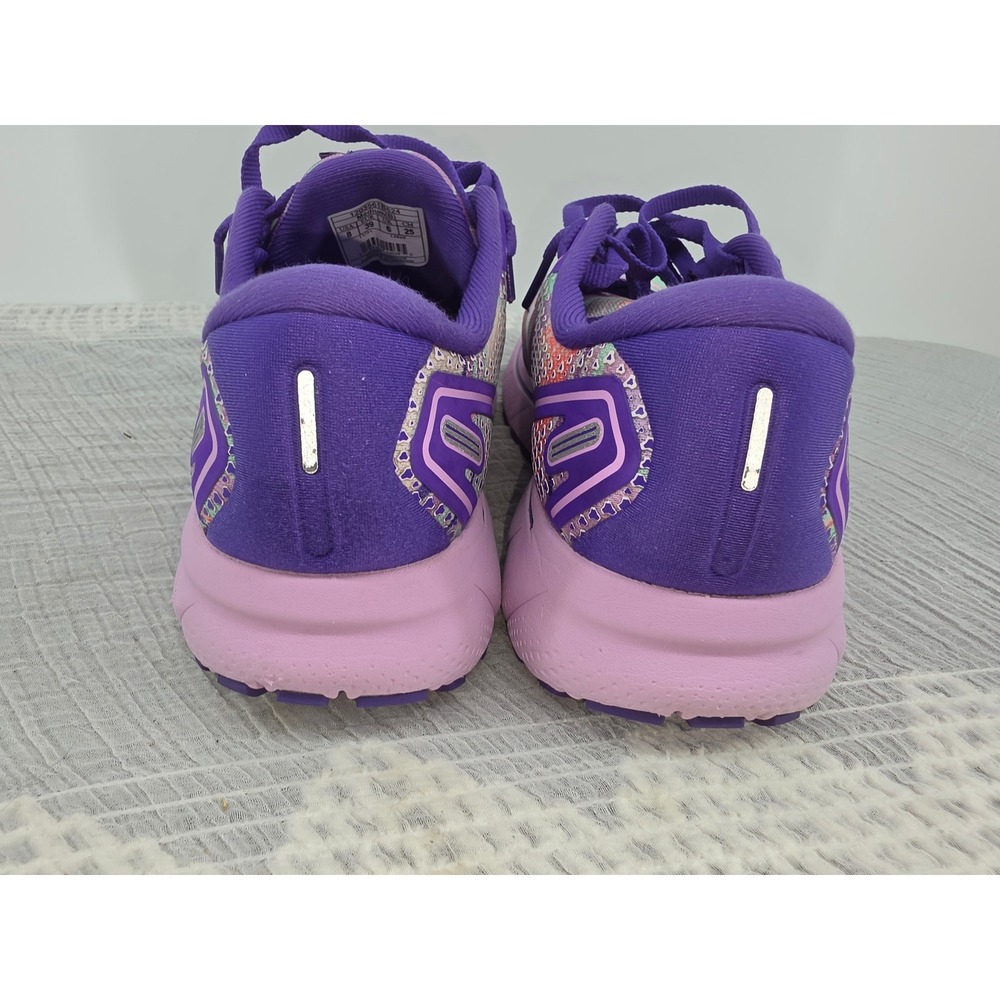Brooks Ghost 14 Running Shoes Womens 8 Purple Unity Together Swirl 1203561B524 - Picture 6 of 10